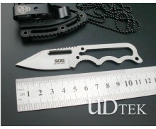 SOG555  stainless steel mini keychain knife small Hanging knife UDTEK2026